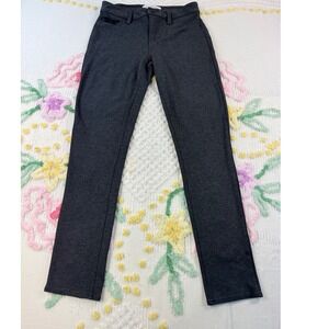 Calvin Klein & Co Women's Charcoal Grey Ponte Knit Slim‎ Leg Pants Size 4